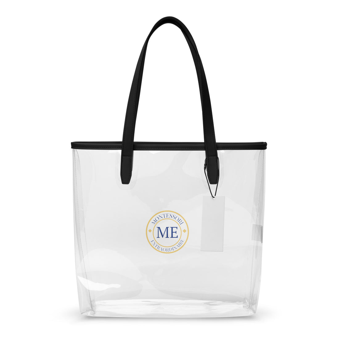 ME Signature Logo Clear Tote, front view