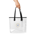 ME Signature Logo Clear Tote, front view