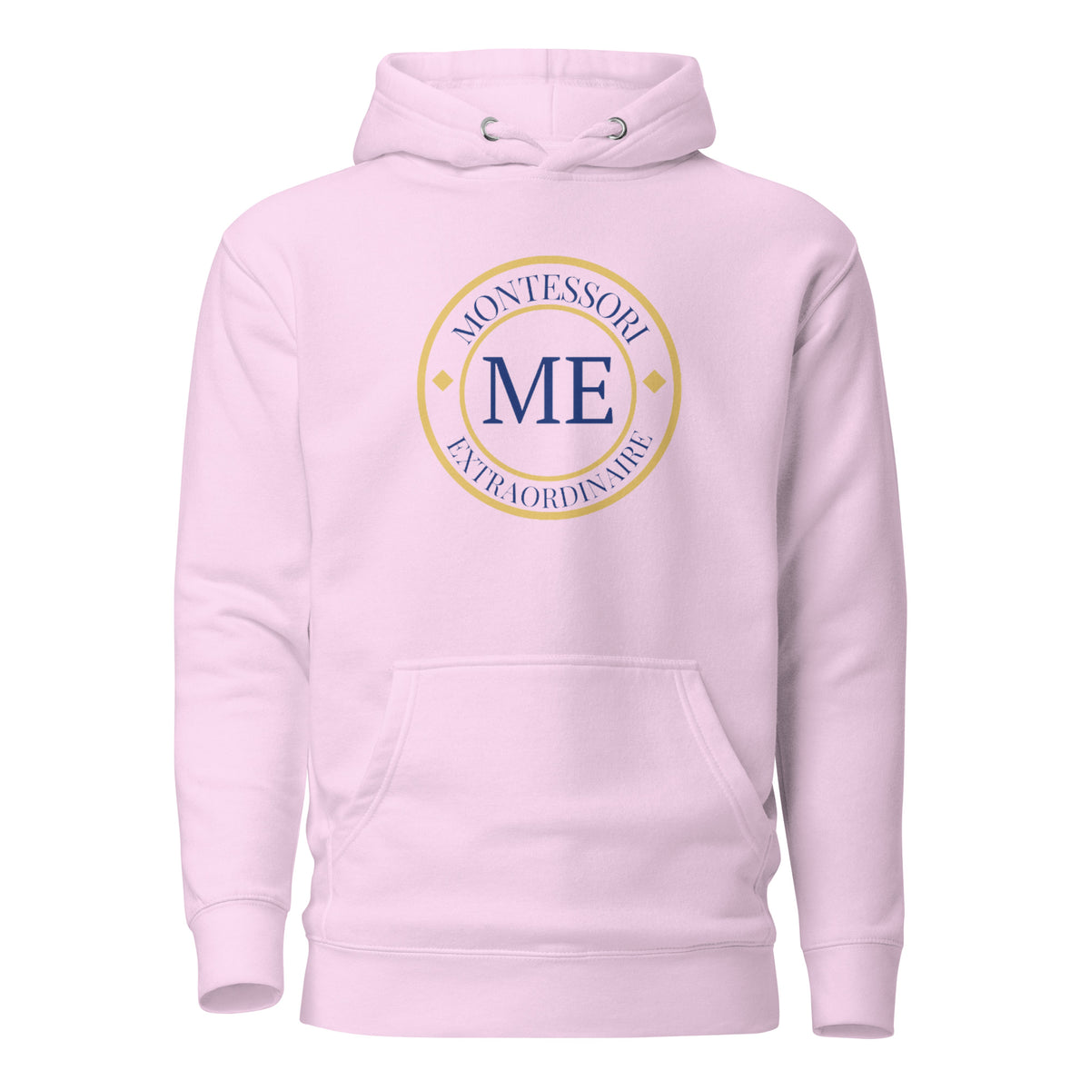 ME Signature Logo Premium Hoodie in Lavender, front view