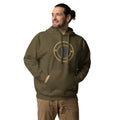 ME Signature Logo Premium Hoodie in Military Green, front view