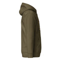 ME Signature Logo Premium Hoodie in Military Green, right view