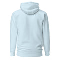 ME Signature Logo Premium Hoodie in Sky Blue, back view