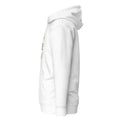 ME Signature Logo Premium Hoodie in White, left view