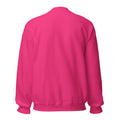 Mission Possible Montessori Small School + Big Education Crewneck Sweatshirt in Heliconia, back view