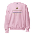 Mission Possible Montessori Small School + Big Education Crewneck Sweatshirt in Light Pink, front view