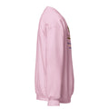 Mission Possible Montessori Small School + Big Education Crewneck Sweatshirt in Light Pink, right view