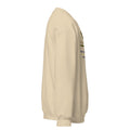 Mission Possible Montessori Small School + Big Education Crewneck Sweatshirt in Sand, right view