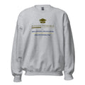 Mission Possible Montessori Small School + Big Education Crewneck Sweatshirt in Sport Grey, front view