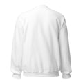 Mission Possible Montessori Small School + Big Education Crewneck Sweatshirt in White, back view