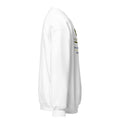 Mission Possible Montessori Small School + Big Education Crewneck Sweatshirt in White, right view