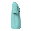 Mission Possible Montessori Logo Garment-Dyed Heavyweight Tee in Lagoon Blue, right view