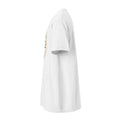 ME Signature Logo Garment-Dyed Heavyweight Tee in White, left view