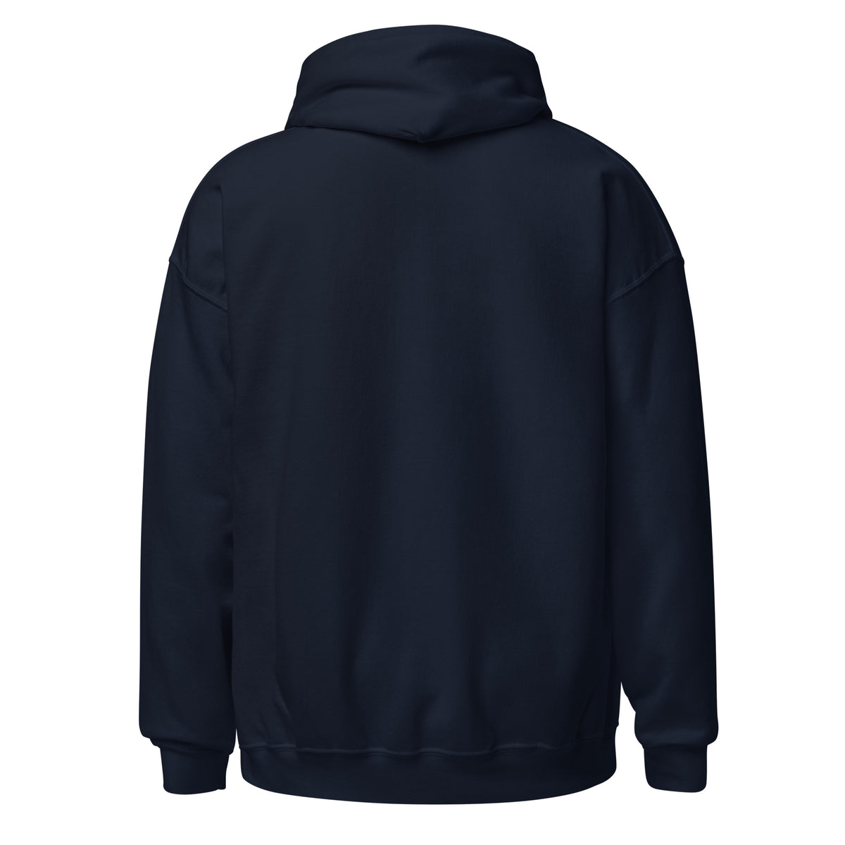 ME Signature Logo Classic Hoodie in Navy, back view