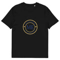 ME Signature Logo Organic Cotton Tee in Black, front view