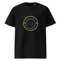ME Signature Logo Organic Cotton Tee in Black, front view