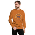 ME Signature Logo Premium Crewneck Sweatshirt in Adobe, front view
