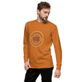 ME Signature Logo Premium Crewneck Sweatshirt in Adobe, left front view