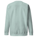Mission Possible Montessori Logo Premium Crewneck Sweatshirt in Agave, back view