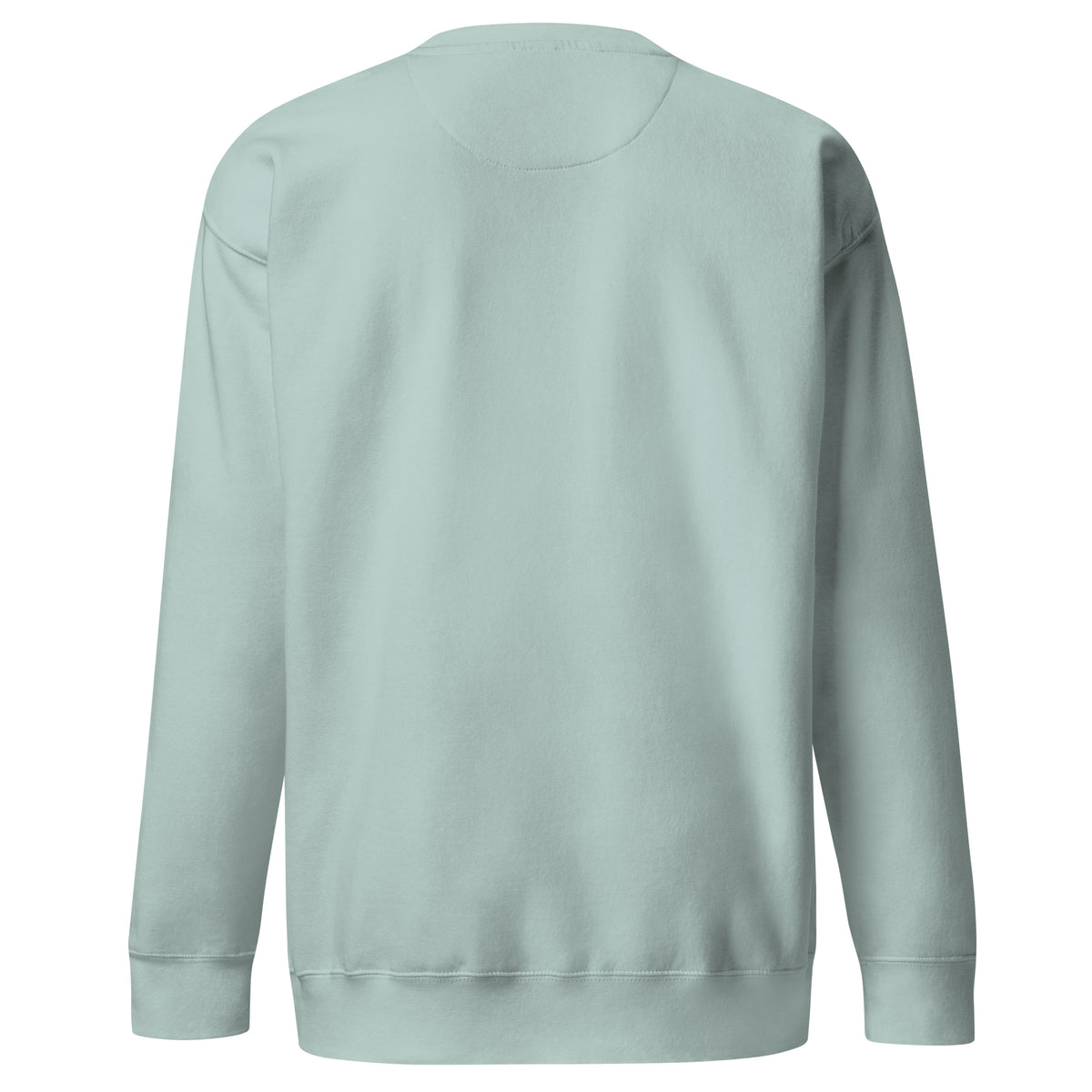 Mission Possible Montessori Logo Premium Crewneck Sweatshirt in Agave, back view