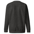Mission Possible Montessori Logo Premium Crewneck Sweatshirt in Charcoal Heather, back view