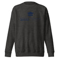 Mission Possible Montessori Logo Premium Crewneck Sweatshirt in Charcoal Heather, front view