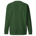 Mission Possible Montessori Logo Premium Crewneck Sweatshirt in Forest Green, back view