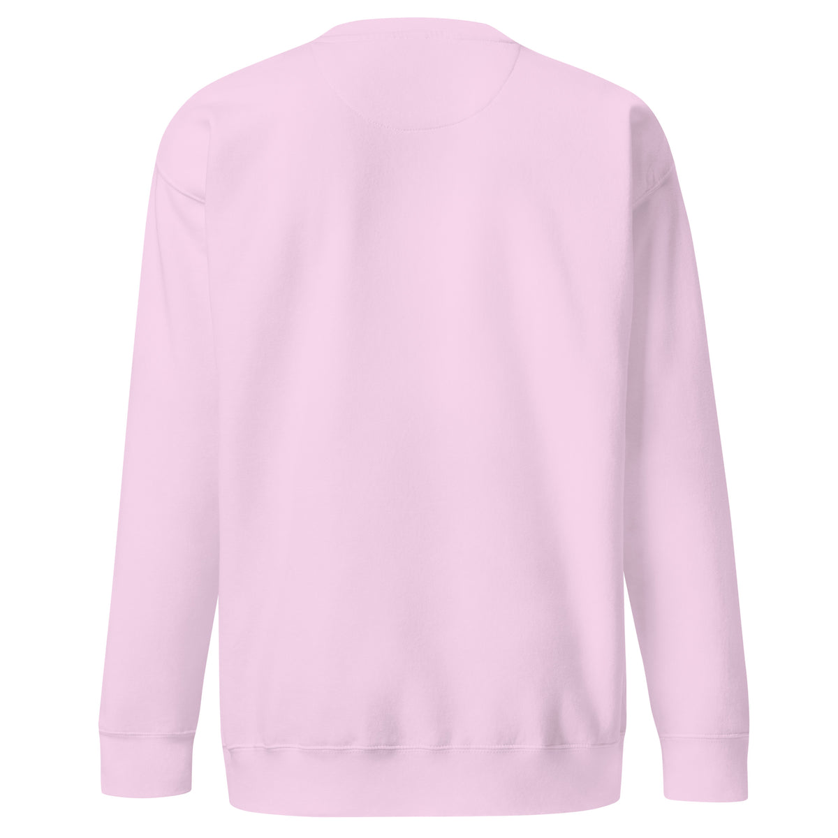 Mission Possible Montessori Logo Premium Crewneck Sweatshirt in Lavender, back view