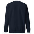 Mission Possible Montessori Logo Premium Crewneck Sweatshirt in Navy Blazer, back view