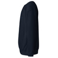 Mission Possible Montessori Logo Premium Crewneck Sweatshirt in Navy Blazer, left view