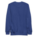 ME Signature Logo Premium Crewneck Sweatshirt in Team Royal, back view