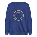 ME Signature Logo Premium Crewneck Sweatshirt in Team Royal, front view