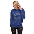 ME Signature Logo Premium Crewneck Sweatshirt in Team Royal, front view