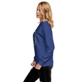 ME Signature Logo Premium Crewneck Sweatshirt in Team Royal, left view