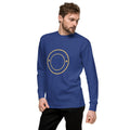 ME Signature Logo Premium Crewneck Sweatshirt in Team Royal, left front view