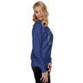 ME Signature Logo Premium Crewneck Sweatshirt in Team Royal, right view