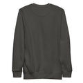 ME Signature Logo Premium Crewneck Sweatshirt in Vintage Black, back view