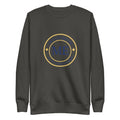 ME Signature Logo Premium Crewneck Sweatshirt in Vintage Black, front view