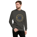 ME Signature Logo Premium Crewneck Sweatshirt in Vintage Black, front view