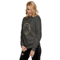 ME Signature Logo Premium Crewneck Sweatshirt in Vintage Black, left front view