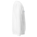 Mission Possible Montessori Logo Premium Crewneck Sweatshirt in White, right view