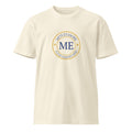 ME Signature Logo Premium Tee in Natural, front view