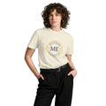 ME Signature Logo Premium Tee in Natural, front view
