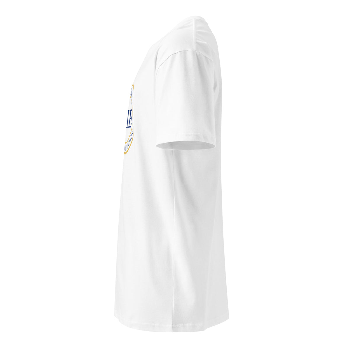 ME Signature Logo Premium Tee in White, left view