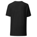 It's Not a Flower, It's a Quatrefoil Tee in Black Heather, back view