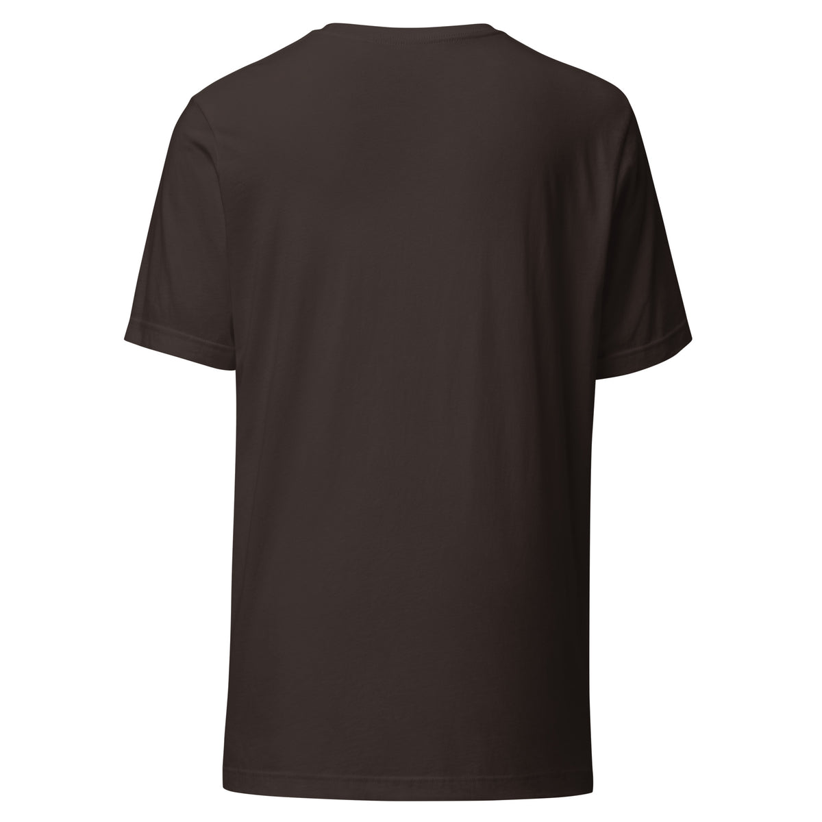 It's Not a Flower, It's a Quatrefoil Tee in Brown, back view