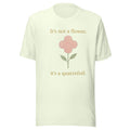 It's Not a Flower, It's a Quatrefoil Tee, front view