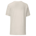 Mission Possible Montessori Logo Tee in Heather Dust, back view
