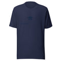 Mission Possible Montessori Logo Tee in Navy, front view