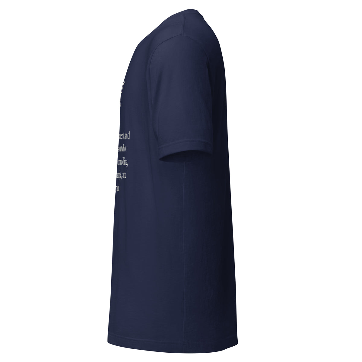 Mentor Definition Tee in Navy, left view