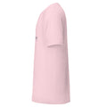 Mission Possible Montessori Logo Tee in Soft Pink, left view